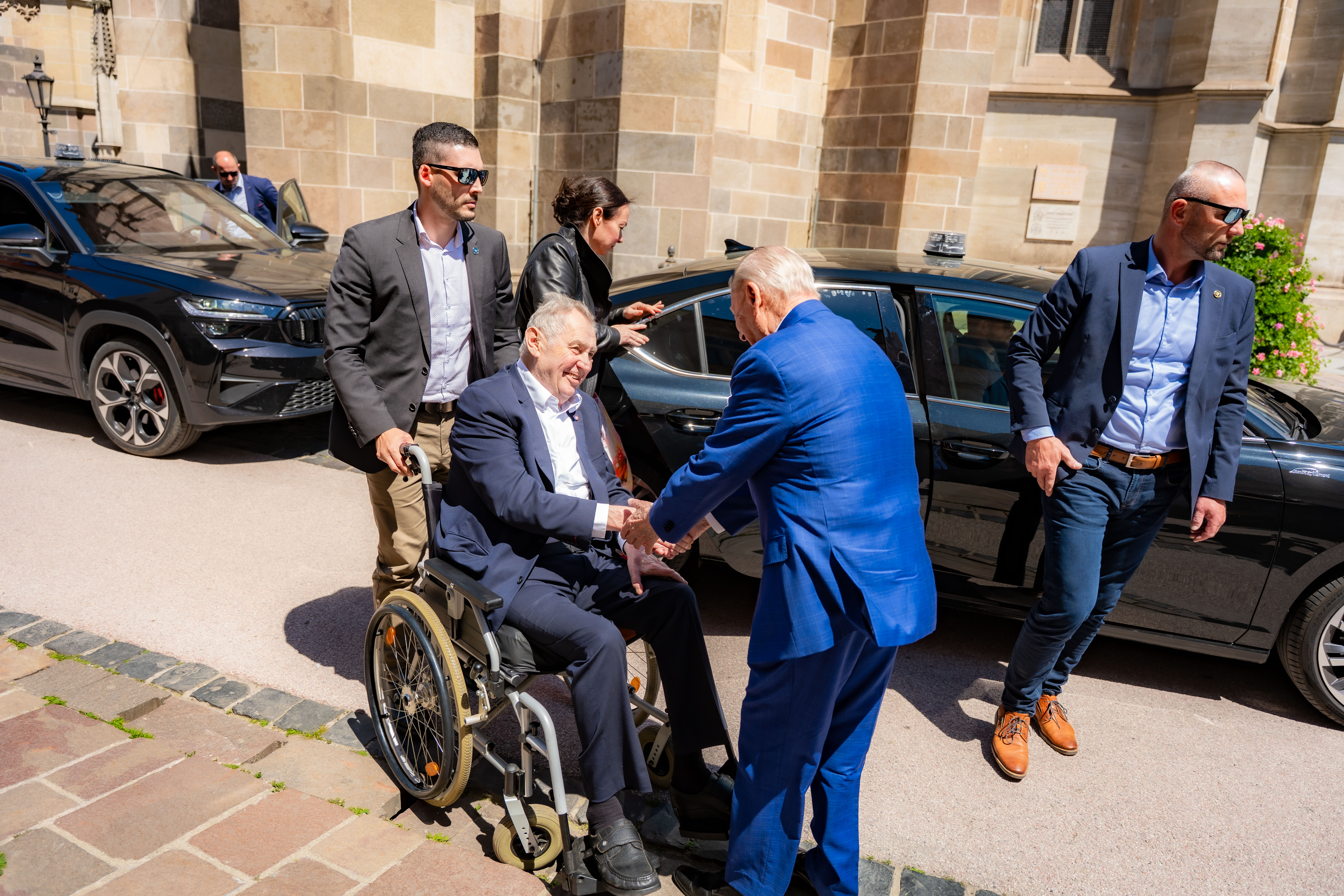 Prezident ZEMAN V Kosiciach so Schusterom -1-8
